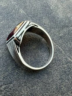 Mens Real Solid 925 Sterling Silver Ruby Red Stone Ring Size 7 8 9 10 11 12 13 25 Mens Real Solid 925 Sterling Silver Ruby Red Stone Ring Size 7 8 9 10 11 12 13 -Harlem Bling Shop mens real solid 925 sterling silver ruby red stone ring size 7 8 9 10 11 12 13 88589.1664362269