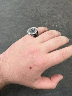 Mens Real Solid 925 Sterling Silver US Army Military Ring United States Sz 7-13 -Harlem Bling Shop mens real solid 925 sterling silver us army military ring united states sz 7 13 64628.1664360091