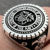 Mens Real Solid 925 Sterling Silver US Navy Military Sailor Army Ring Size 7-13 -Harlem Bling Shop mens real solid 925 sterling silver us navy military sailor army ring size 7 13 24422.1664362653
