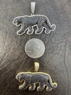 MOISSANITE 925 Silver/Gold Plated Iced Black Panther Jaguar Pendant Necklace 31 MOISSANITE 925 Silver/Gold Plated Iced Black Panther Jaguar Pendant Necklace -Harlem Bling Shop moissanite 925 silvergold plated iced black panther jaguar pendant necklace 15284.1677350042