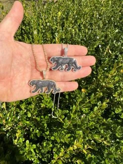 MOISSANITE 925 Silver/Gold Plated Iced Black Panther Jaguar Pendant Necklace 37 MOISSANITE 925 Silver/Gold Plated Iced Black Panther Jaguar Pendant Necklace -Harlem Bling Shop moissanite 925 silvergold plated iced black panther jaguar pendant necklace 23891.1677350033