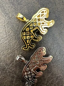 MOISSANITE 925 Silver/Gold Plated Iced Black Panther Jaguar Pendant Necklace 32 MOISSANITE 925 Silver/Gold Plated Iced Black Panther Jaguar Pendant Necklace -Harlem Bling Shop moissanite 925 silvergold plated iced black panther jaguar pendant necklace 41010.1677350040