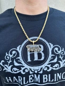 MOISSANITE 925 Silver/Gold Plated Iced Black Panther Jaguar Pendant Necklace 25 MOISSANITE 925 Silver/Gold Plated Iced Black Panther Jaguar Pendant Necklace -Harlem Bling Shop moissanite 925 silvergold plated iced black panther jaguar pendant necklace 76794.1677350050