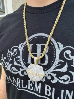 MOISSANITE 925 Silver/Gold Plated Iced World Is Mine Globe Map Pendant Necklace -Harlem Bling Shop moissanite 925 silvergold plated iced world is mine globe map pendant necklace 80414.1677436577