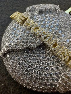 MOISSANITE 925 Silver/Gold Plated Iced World Is Mine Globe Map Pendant Necklace -Harlem Bling Shop moissanite 925 silvergold plated iced world is mine globe map pendant necklace 93681.1677436563