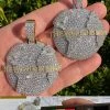 MOISSANITE 925 Silver/Gold Plated Iced World Is Mine Globe Map Pendant Necklace -Harlem Bling Shop moissanite 925 silvergold plated iced world is mine globe map pendant necklace 93757.1677436585