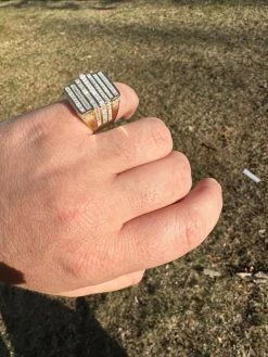 MOISSANITE Baguette Ring 14k Gold Over 925 Silver Iced Hip Hop Pass Diamond Test 40 MOISSANITE Baguette Ring 14k Gold Over 925 Silver Iced Hip Hop Pass Diamond Test -Harlem Bling Shop moissanite baguette ring 14k gold over 925 silver iced hip hop pass diamond test 85129.1676571782