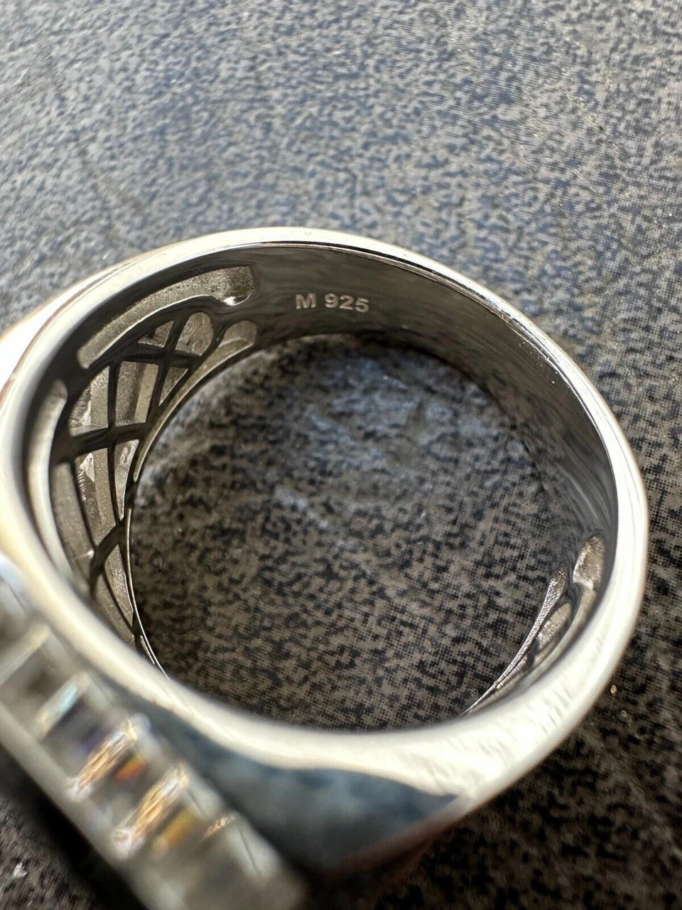 MOISSANITE Baguette Ring REAL 925 Silver Iced Hip Hop Pinky Pass Diamond Tester 16 MOISSANITE Baguette Ring REAL 925 Silver Iced Hip Hop Pinky Pass Diamond Tester - Image 14