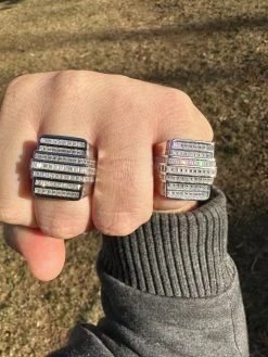 MOISSANITE Baguette Ring REAL 925 Silver Iced Hip Hop Pinky Pass Diamond Tester 27 MOISSANITE Baguette Ring REAL 925 Silver Iced Hip Hop Pinky Pass Diamond Tester -Harlem Bling Shop moissanite baguette ring real 925 silver iced hip hop pinky pass diamond tester 30114.1676571796