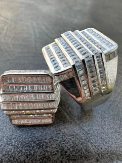 MOISSANITE Baguette Ring REAL 925 Silver Iced Hip Hop Pinky Pass Diamond Tester 41 MOISSANITE Baguette Ring REAL 925 Silver Iced Hip Hop Pinky Pass Diamond Tester -Harlem Bling Shop moissanite baguette ring real 925 silver iced hip hop pinky pass diamond tester 96224.1676571735