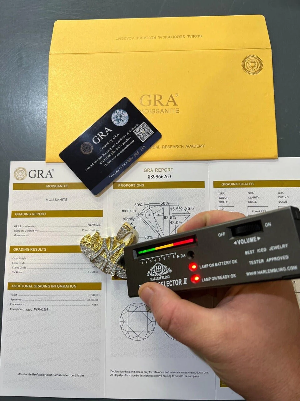 MOISSANITE Hip Hop New York NYC Skyline Pendant Icy Real 925 Silver Gold Plated 14 MOISSANITE Hip Hop New York NYC Skyline Pendant Icy Real 925 Silver Gold Plated - Image 12