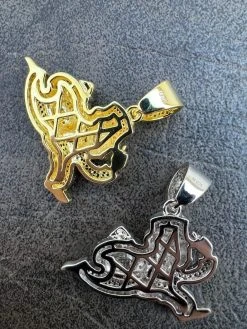 MOISSANITE Iced Real 925 Silver / Gold Monopoly Man Money Bag Necklace Pendant 26 MOISSANITE Iced Real 925 Silver / Gold Monopoly Man Money Bag Necklace Pendant -Harlem Bling Shop moissanite iced real 925 silver gold monopoly man money bag necklace pendant 23499.1675360562