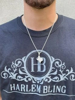 MOISSANITE Real 925 Silver / 14k Gold Hip Hop Texas State Shape Pendant Iced 20 MOISSANITE Real 925 Silver / 14k Gold Hip Hop Texas State Shape Pendant Iced -Harlem Bling Shop moissanite real 925 silver 14k gold hip hop texas state shape pendant iced 82662.1674668580