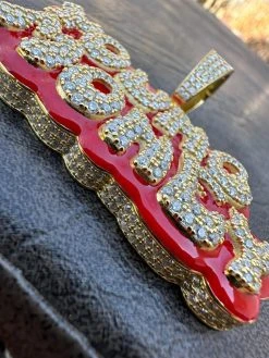 MOISSANITE Real 925 Silver / 14k Gold Iced YOUNG MONEY Hip Hop Pendant Necklace 34 MOISSANITE Real 925 Silver / 14k Gold Iced YOUNG MONEY Hip Hop Pendant Necklace -Harlem Bling Shop moissanite real 925 silver 14k gold iced young money hip hop pendant necklace 16813.1679426714