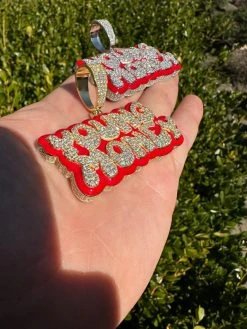 MOISSANITE Real 925 Silver / 14k Gold Iced YOUNG MONEY Hip Hop Pendant Necklace 38 MOISSANITE Real 925 Silver / 14k Gold Iced YOUNG MONEY Hip Hop Pendant Necklace -Harlem Bling Shop moissanite real 925 silver 14k gold iced young money hip hop pendant necklace 33081.1679426715