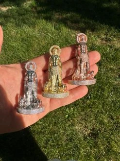 MOISSANITE Real 925 Silver / Gold 3D Saint Lazarus Iced Necklace Pendant Hip Hop 36 MOISSANITE Real 925 Silver / Gold 3D Saint Lazarus Iced Necklace Pendant Hip Hop -Harlem Bling Shop moissanite real 925 silver gold 3d saint lazarus iced necklace pendant hip hop 54706.1688425151