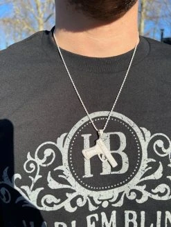 MOISSANITE Real 925 Silver / Gold Gun Pistol Iced Necklace Pendant Hip Hop 32 MOISSANITE Real 925 Silver / Gold Gun Pistol Iced Necklace Pendant Hip Hop -Harlem Bling Shop moissanite real 925 silver gold gun pistol iced necklace pendant hip hop 66114.1675447092