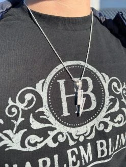 MOISSANITE Real Silver / Gold Lightning Bolt Necklace Pendant Pass Diamond Test 35 MOISSANITE Real Silver / Gold Lightning Bolt Necklace Pendant Pass Diamond Test -Harlem Bling Shop moissanite real silver gold lightning bolt necklace pendant pass diamond test 65591.1675447430