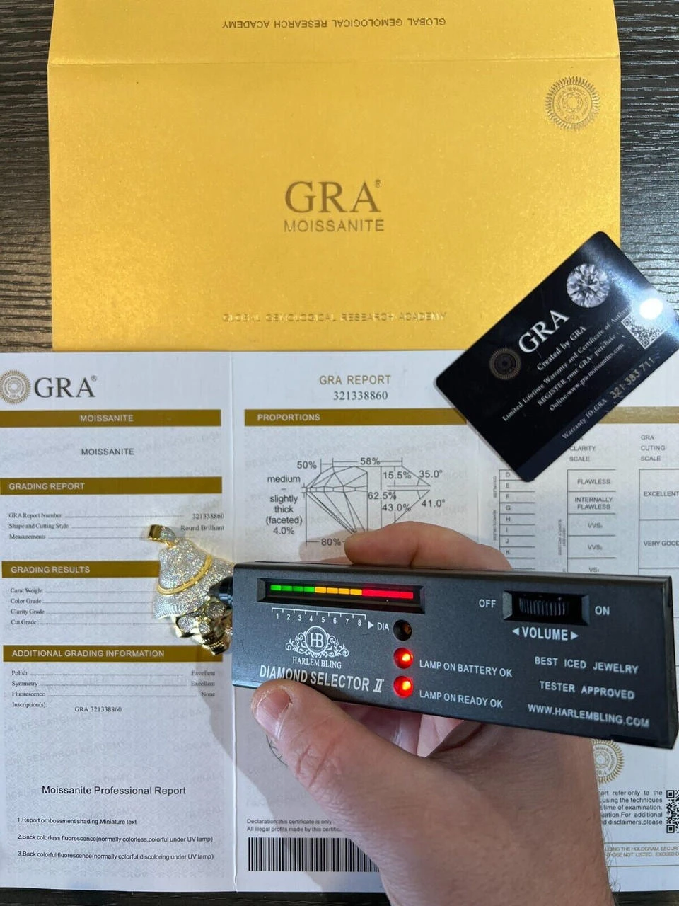 MOISSANITE Real Silver / Gold Skull In Fedora Hat Smoking Iced Necklace Pendant 8 MOISSANITE Real Silver / Gold Skull In Fedora Hat Smoking Iced Necklace Pendant - Image 6