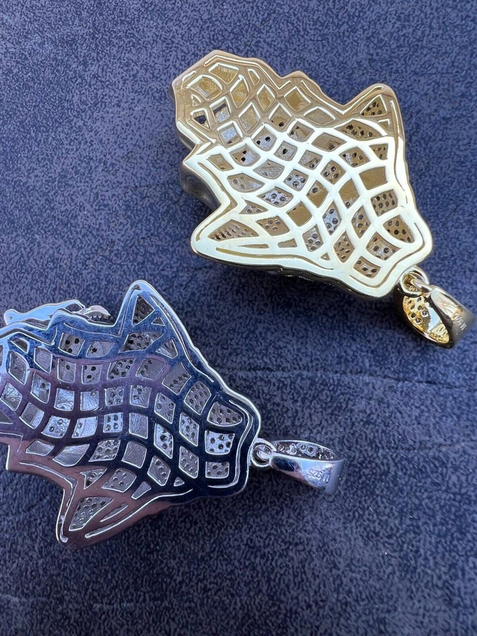 MOISSANITE Real Silver / Gold Skull In Fedora Hat Smoking Iced Necklace Pendant 12 MOISSANITE Real Silver / Gold Skull In Fedora Hat Smoking Iced Necklace Pendant - Image 10