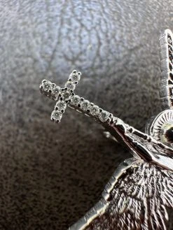 MOISSANITE Saint St Michael Slaying Dragon Archangel Pendant 925 Silver - 1-3" 40 MOISSANITE Saint St Michael Slaying Dragon Archangel Pendant 925 Silver - 1-3" -Harlem Bling Shop moissanite saint st michael slaying dragon archangel pendant 925 silver 1 3 72017.1689204497