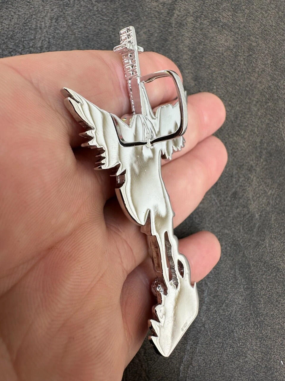 MOISSANITE Saint St Michael Slaying Dragon Archangel Pendant 925 Silver - 1-3" 9 MOISSANITE Saint St Michael Slaying Dragon Archangel Pendant 925 Silver - 1-3" - Image 7