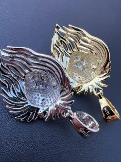 MOISSANITE Silver/Gold Plated Iced Lion King Pendant Necklace Pass Diamond Test 31 MOISSANITE Silver/Gold Plated Iced Lion King Pendant Necklace Pass Diamond Test -Harlem Bling Shop moissanite silvergold plated iced lion king pendant necklace pass diamond test 50479.1671726321