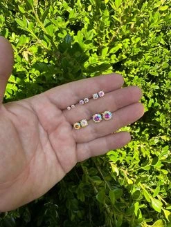 Rainbow Opal Moissanite Screwback Stud Earrings 925 Silver 14k Gold Plated 3-8mm 29 Rainbow Opal Moissanite Screwback Stud Earrings 925 Silver 14k Gold Plated 3-8mm -Harlem Bling Shop rainbow opal moissanite screwback stud earrings 925 silver 14k gold plated 3 8mm 42067.1688771860