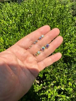 Rainbow Opal Moissanite Screwback Stud Earrings 925 Silver 14k Gold Plated 3-8mm 30 Rainbow Opal Moissanite Screwback Stud Earrings 925 Silver 14k Gold Plated 3-8mm -Harlem Bling Shop rainbow opal moissanite screwback stud earrings 925 silver 14k gold plated 3 8mm 85559.1688771762