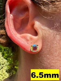 Rainbow Opal Moissanite Screwback Stud Earrings 925 Silver 14k Gold Plated 3-8mm 40 Rainbow Opal Moissanite Screwback Stud Earrings 925 Silver 14k Gold Plated 3-8mm -Harlem Bling Shop rainbow opal moissanite screwback stud earrings 925 silver 14k gold plated 3 8mm 94924.1688771743