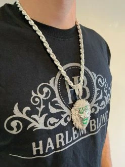 Real 925 Silver Gold Glows In Dark LION KING Huge 3" Hip Hop Pendant Necklace 22 Real 925 Silver Gold Glows In Dark LION KING Huge 3" Hip Hop Pendant Necklace -Harlem Bling Shop real 925 silver gold glows in dark lion king huge 3 hip hop pendant necklace 78400.1664362027