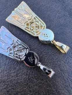 Real 925 Silver / Gold Saint St Lazarus Iced CZ Necklace Pendant Hip Hop Mens 2" 32 Real 925 Silver / Gold Saint St Lazarus Iced CZ Necklace Pendant Hip Hop Mens 2" -Harlem Bling Shop real 925 silver gold saint st lazarus iced cz necklace pendant hip hop mens 2 25498.1675447073