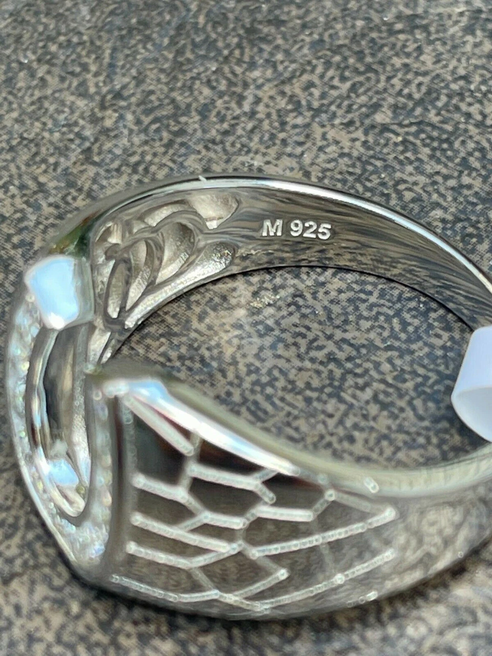 Real 925 Silver Lucky Horseshoe Ring Iced MOISSANITE - Pass Diamond Test Sz 6-13 13 Real 925 Silver Lucky Horseshoe Ring Iced MOISSANITE - Pass Diamond Test Sz 6-13 - Image 11