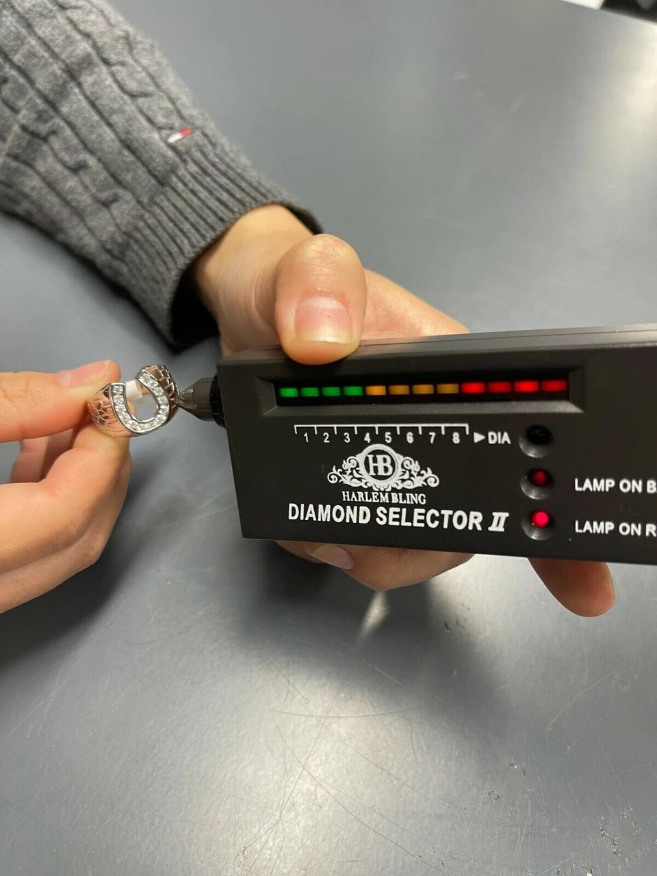 Real 925 Silver Lucky Horseshoe Ring Iced MOISSANITE - Pass Diamond Test Sz 6-13 14 Real 925 Silver Lucky Horseshoe Ring Iced MOISSANITE - Pass Diamond Test Sz 6-13 - Image 12