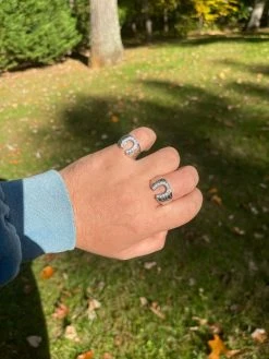 Real 925 Silver Lucky Horseshoe Ring Iced MOISSANITE - Pass Diamond Test Sz 6-13 18 Real 925 Silver Lucky Horseshoe Ring Iced MOISSANITE - Pass Diamond Test Sz 6-13 -Harlem Bling Shop real 925 silver lucky horseshoe ring iced moissanite pass diamond test sz 6 13 65796.1664362688