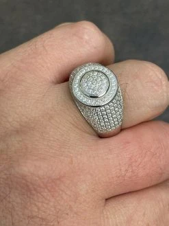 Real 925 Silver Mens Iced MOISSANITE Ring Hip Hop Out Size 6 7 8 9 10 11 12 13 -Harlem Bling Shop real 925 silver mens iced moissanite ring hip hop out size 6 7 8 9 10 11 12 13 00181.1664357886