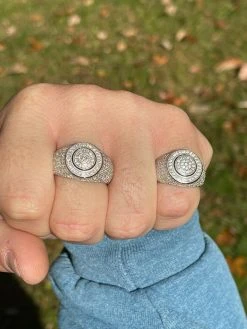 Real 925 Silver Mens Iced MOISSANITE Ring Hip Hop Out Size 6 7 8 9 10 11 12 13 -Harlem Bling Shop real 925 silver mens iced moissanite ring hip hop out size 6 7 8 9 10 11 12 13 79314.1664359345