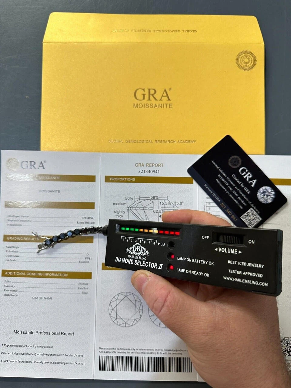 Real Black MOISSANITE Thick 7mm Tennis Bracelet 925 Silver Pass Diamond Tester 5 Real Black MOISSANITE Thick 7mm Tennis Bracelet 925 Silver Pass Diamond Tester - Image 3