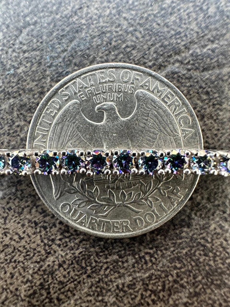 Real Iced Blue MOISSANITE 3mm Tennis Bracelet 925 Silver Pass Diamond Tester 18 Real Iced Blue MOISSANITE 3mm Tennis Bracelet 925 Silver Pass Diamond Tester - Image 16