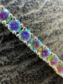 Real Iced Opal Rainbow MOISSANITE 3mm Tennis Bracelet 925 Silver Diamond Tester 26 Real Iced Opal Rainbow MOISSANITE 3mm Tennis Bracelet 925 Silver Diamond Tester -Harlem Bling Shop real iced opal rainbow moissanite 3mm tennis bracelet 925 silver diamond tester 08556.1679340167