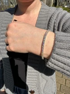 Real Iced Opal Rainbow MOISSANITE 3mm Tennis Bracelet 925 Silver Diamond Tester 32 Real Iced Opal Rainbow MOISSANITE 3mm Tennis Bracelet 925 Silver Diamond Tester -Harlem Bling Shop real iced opal rainbow moissanite 3mm tennis bracelet 925 silver diamond tester 11403.1679340001