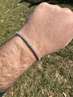 Real Iced Opal Rainbow MOISSANITE 3mm Tennis Bracelet 925 Silver Diamond Tester 36 Real Iced Opal Rainbow MOISSANITE 3mm Tennis Bracelet 925 Silver Diamond Tester -Harlem Bling Shop real iced opal rainbow moissanite 3mm tennis bracelet 925 silver diamond tester 27033.1679340047