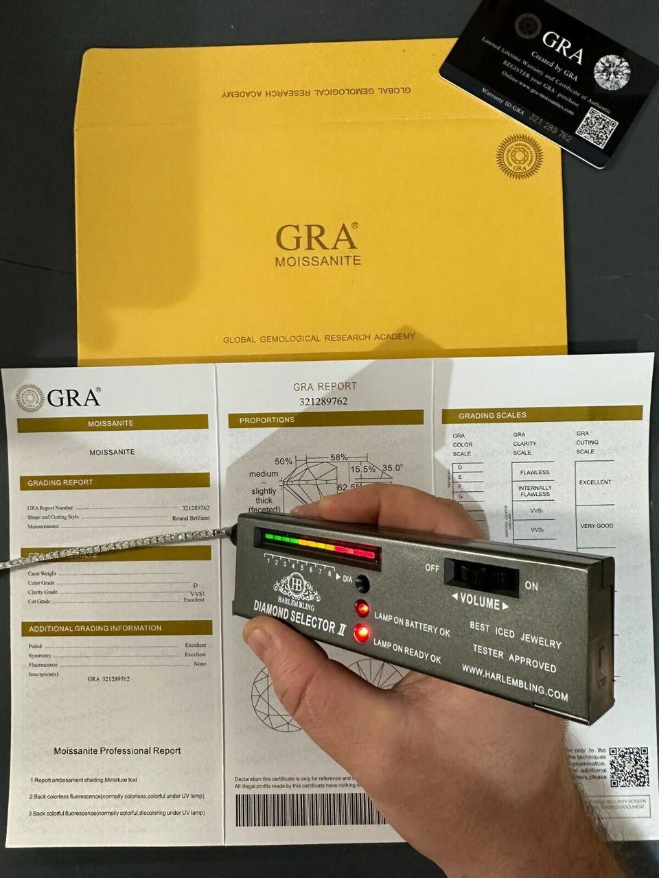 Real Iced Opal Rainbow MOISSANITE 3mm Tennis Bracelet 925 Silver Diamond Tester 6 Real Iced Opal Rainbow MOISSANITE 3mm Tennis Bracelet 925 Silver Diamond Tester - Image 4