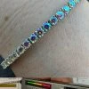 Real Iced Opal Rainbow MOISSANITE 3mm Tennis Bracelet 925 Silver Diamond Tester -Harlem Bling Shop real iced opal rainbow moissanite 3mm tennis bracelet 925 silver diamond tester 55557.1679340190