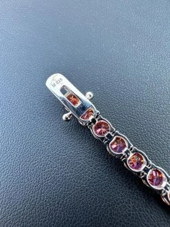 Real Iced Pink MOISSANITE 5mm Tennis Bracelet 925 Silver Pass Diamond Test 30 Real Iced Pink MOISSANITE 5mm Tennis Bracelet 925 Silver Pass Diamond Test -Harlem Bling Shop real iced pink moissanite 5mm tennis bracelet 925 silver pass diamond test 64146.1675966514
