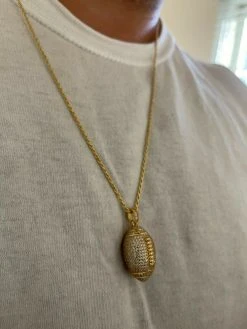 Real Men's Football Pendant Solid 925 Sterling Silver Gold Necklace Iced Hip Hop 21 Real Men's Football Pendant Solid 925 Sterling Silver Gold Necklace Iced Hip Hop -Harlem Bling Shop real mens football pendant solid 925 sterling silver gold necklace iced hip hop 82338.1664376050