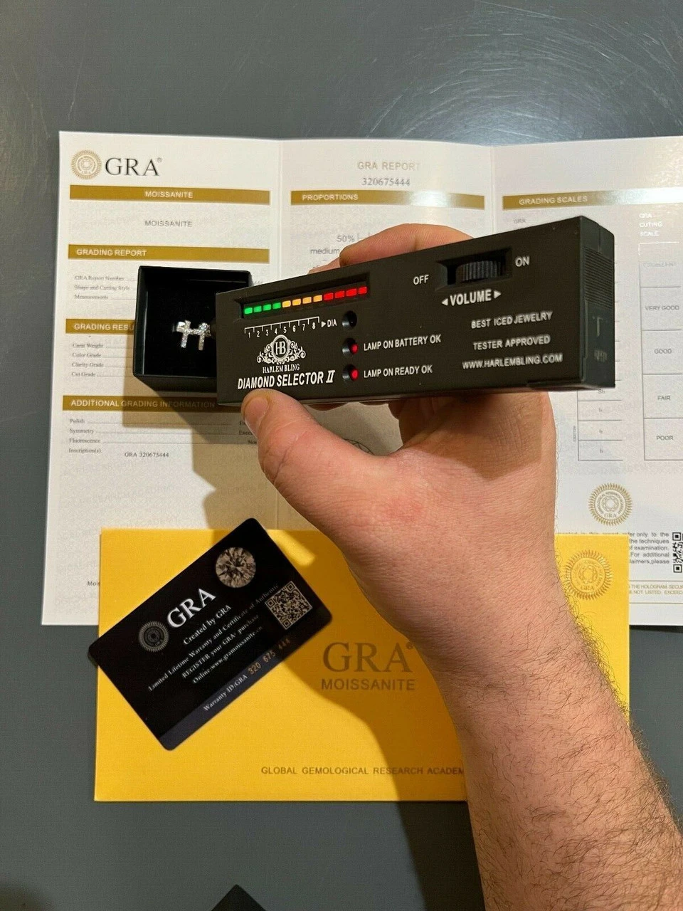 Real MOISSANITE 925 Silver Small Cross Earrings Studs Iced Pass Diamond Tester 5 Real MOISSANITE 925 Silver Small Cross Earrings Studs Iced Pass Diamond Tester - Image 3