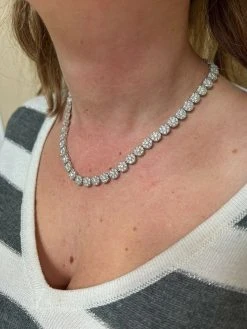 Real MOISSANITE Hip Hop Cluster Tennis Chain Necklace 7mm Pass Diamond Tester 20 Real MOISSANITE Hip Hop Cluster Tennis Chain Necklace 7mm Pass Diamond Tester -Harlem Bling Shop real moissanite hip hop cluster tennis chain necklace 7mm pass diamond tester 06817.1664361555