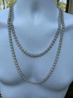 Real MOISSANITE Hip Hop Cluster Tennis Chain Necklace 7mm Pass Diamond Tester 24 Real MOISSANITE Hip Hop Cluster Tennis Chain Necklace 7mm Pass Diamond Tester -Harlem Bling Shop real moissanite hip hop cluster tennis chain necklace 7mm pass diamond tester 53105.1664360596