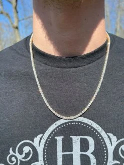 Real Solid 10k Gold 3mm Moissanite Tennis Chain Necklace - Passes Diamond Tester 15 Real Solid 10k Gold 3mm Moissanite Tennis Chain Necklace - Passes Diamond Tester -Harlem Bling Shop real solid 10k gold 3mm moissanite tennis chain necklace passes diamond tester 09843.1664355566